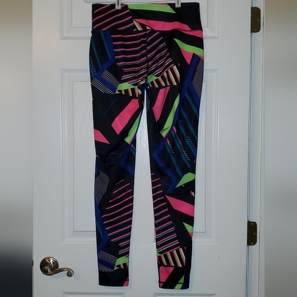 FILA Sport Retro Geometric Leggings Size Medium - Picture 6 of 6